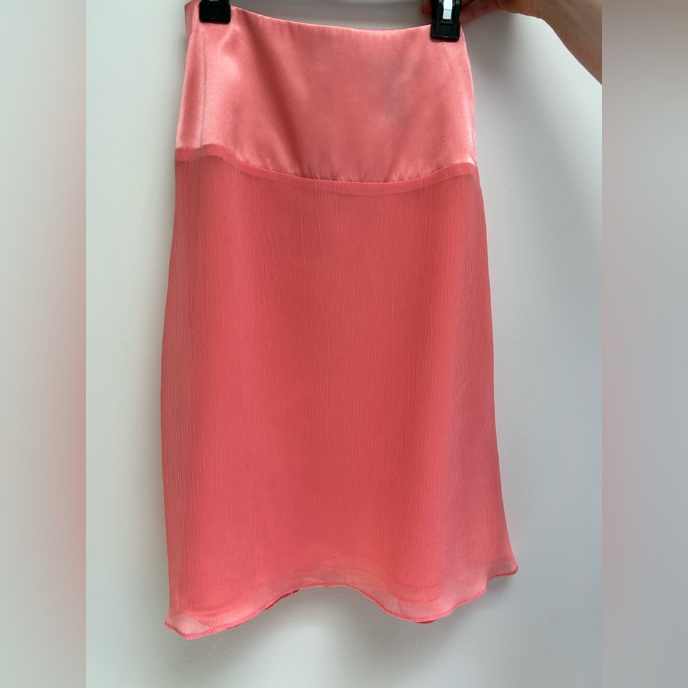 Vintage satin skirt